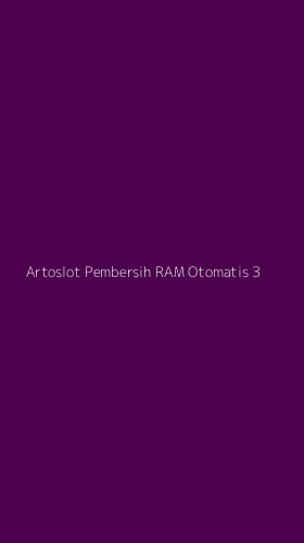 Tampilan Antarmuka Aplikasi Artoslot Pembersih Ram Otomatis - 3