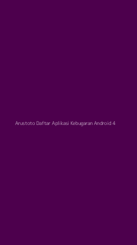 Tampilan Antarmuka Aplikasi Arustoto Daftar Aplikasi Kebugaran Android - 4