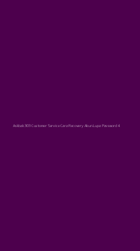 Tampilan Antarmuka Aplikasi Askbak303 Customer Service Cara Recovery Akun Lupa Password - 4
