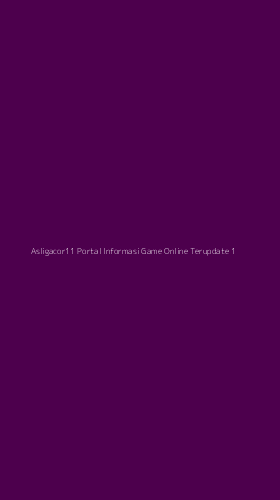 Tampilan Antarmuka Aplikasi Asligacor11 Portal Informasi Game Online Terupdate - 1