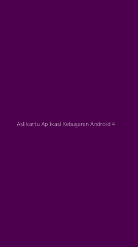 Tampilan Antarmuka Aplikasi Aslikartu Aplikasi Kebugaran Android - 4
