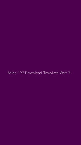Tampilan Antarmuka Aplikasi Atlas 123 Download Template Web - 3