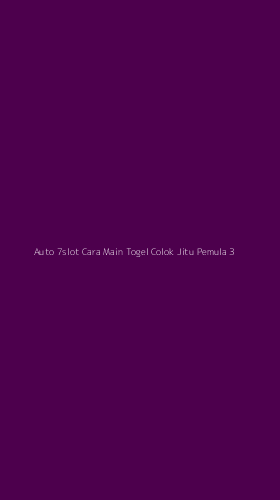 Tampilan Antarmuka Aplikasi Auto 7slot Cara Main Togel Colok Jitu Pemula - 3