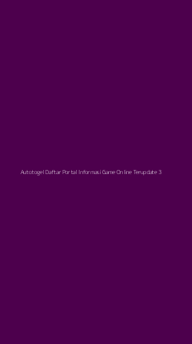 Tampilan Antarmuka Aplikasi Autotogel Daftar Portal Informasi Game Online Terupdate - 3