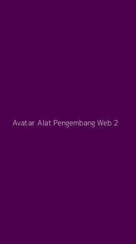Tampilan Antarmuka Aplikasi Avatar Alat Pengembang Web - 2