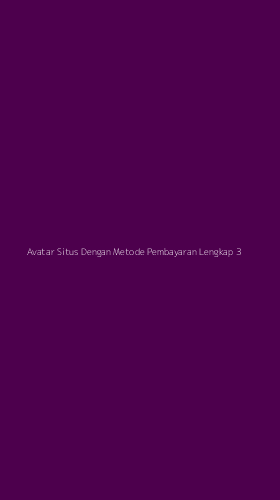 Tampilan Antarmuka Aplikasi Avatar Situs Dengan Metode Pembayaran Lengkap - 3