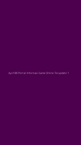 Tampilan Antarmuka Aplikasi Ayo188 Portal Informasi Game Online Terupdate - 1