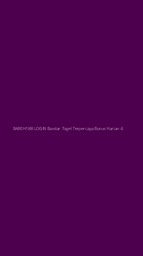 Tampilan Antarmuka Aplikasi Babeh188 Login Bandar Togel Terpercaya Bonus Harian - 4