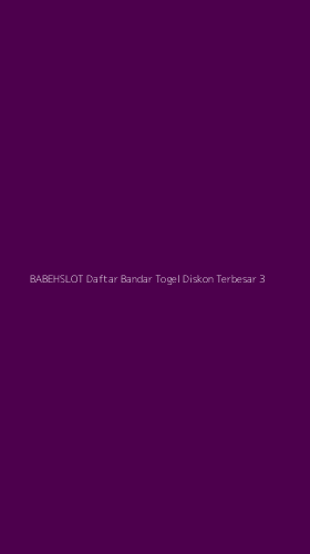 Tampilan Antarmuka Aplikasi Babehslot Daftar Bandar Togel Diskon Terbesar - 3