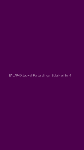 Tampilan Antarmuka Aplikasi Balap4d Jadwal Pertandingan Bola Hari Ini - 4