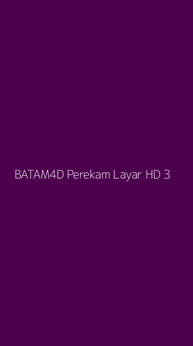 Tampilan Antarmuka Aplikasi Batam4d Perekam Layar Hd - 3