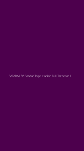 Tampilan Antarmuka Aplikasi Batara138 Bandar Togel Hadiah Full Terbesar - 1