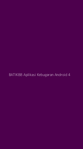 Tampilan Antarmuka Aplikasi Batik88 Aplikasi Kebugaran Android - 4