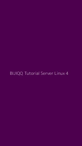 Tampilan Antarmuka Aplikasi Bijiqq Tutorial Server Linux - 4