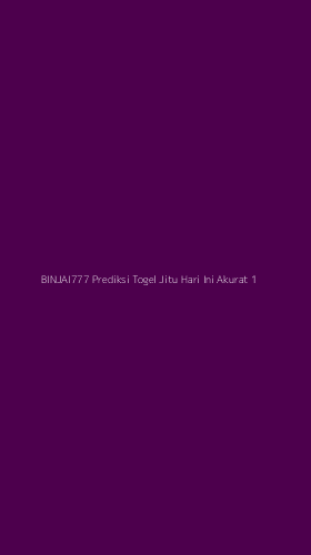 Tampilan Antarmuka Aplikasi Binjai777 Prediksi Togel Jitu Hari Ini Akurat - 1