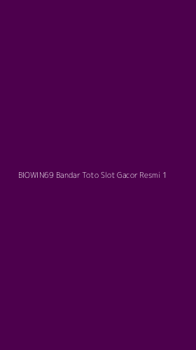 Tampilan Antarmuka Aplikasi Biowin69 Bandar Toto Slot Gacor Resmi - 1