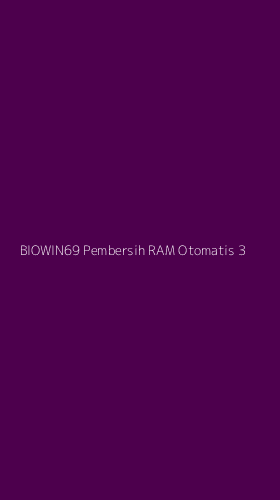 Tampilan Antarmuka Aplikasi Biowin69 Pembersih Ram Otomatis - 3