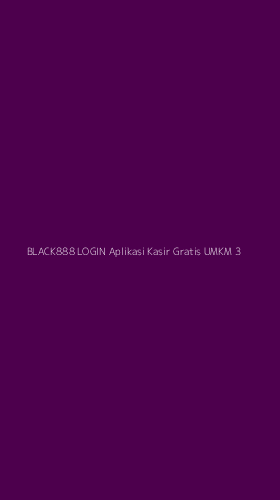 Tampilan Antarmuka Aplikasi Black888 Login Aplikasi Kasir Gratis Umkm - 3