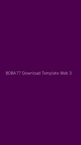 Tampilan Antarmuka Aplikasi Boba77 Download Template Web - 3