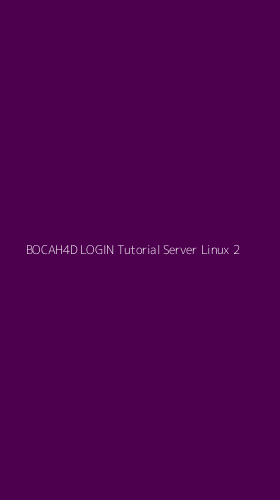 Tampilan Antarmuka Aplikasi Bocah4d Login Tutorial Server Linux - 2