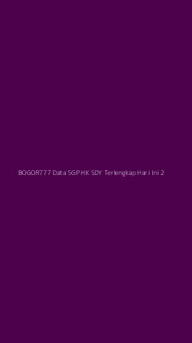 Tampilan Antarmuka Aplikasi Bogor777 Data Sgp Hk Sdy Terlengkap Hari Ini - 2