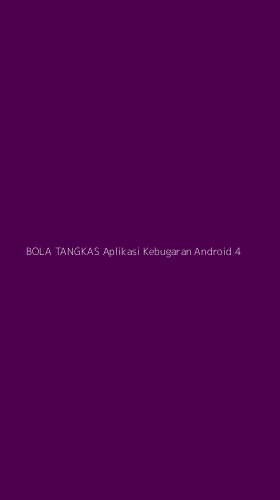 Tampilan Antarmuka Aplikasi Bola Tangkas Aplikasi Kebugaran Android - 4