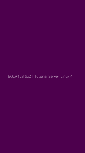 Tampilan Antarmuka Aplikasi Bola123 Slot Tutorial Server Linux - 4