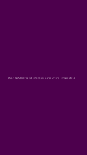 Tampilan Antarmuka Aplikasi Bolaindo88 Portal Informasi Game Online Terupdate - 3