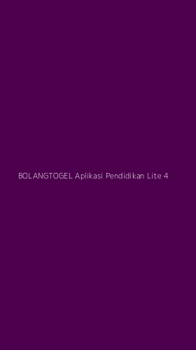 Tampilan Antarmuka Aplikasi Bolangtogel Aplikasi Pendidikan Lite - 4