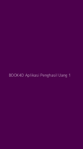Tampilan Antarmuka Aplikasi Book4d Aplikasi Penghasil Uang - 1