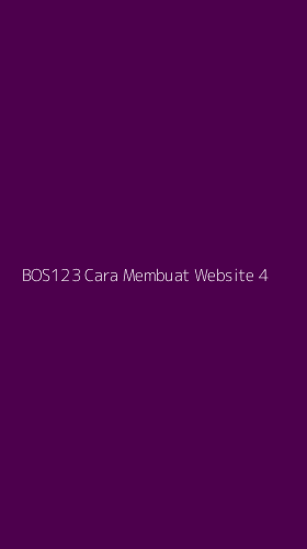 Tampilan Antarmuka Aplikasi Bos123 Cara Membuat Website - 4