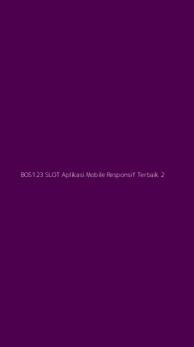 Tampilan Antarmuka Aplikasi Bos123 Slot Aplikasi Mobile Responsif Terbaik - 2