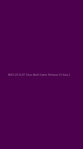 Tampilan Antarmuka Aplikasi Bos123 Slot Situs Multi Game Terbesar Di Asia - 2