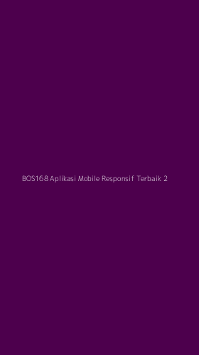 Tampilan Antarmuka Aplikasi Bos168 Aplikasi Mobile Responsif Terbaik - 2