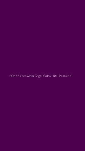 Tampilan Antarmuka Aplikasi Boy77 Cara Main Togel Colok Jitu Pemula - 1