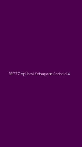 Tampilan Antarmuka Aplikasi Bp777 Aplikasi Kebugaran Android - 4