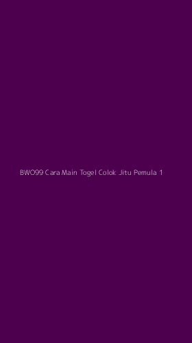 Tampilan Antarmuka Aplikasi Bwo99 Cara Main Togel Colok Jitu Pemula - 1