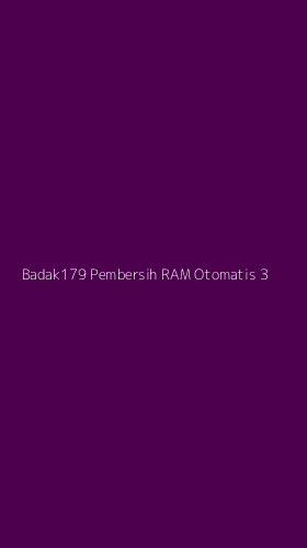 Tampilan Antarmuka Aplikasi Badak179 Pembersih Ram Otomatis - 3