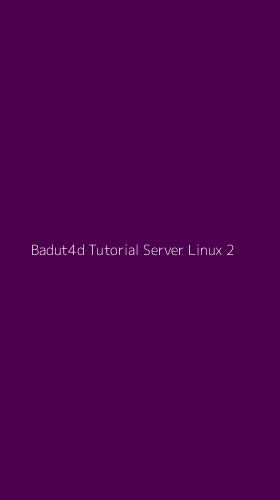 Tampilan Antarmuka Aplikasi Badut4d Tutorial Server Linux - 2