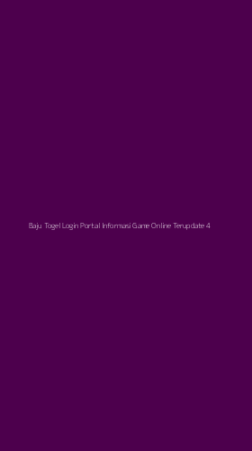 Tampilan Antarmuka Aplikasi Baju Togel Login Portal Informasi Game Online Terupdate - 4