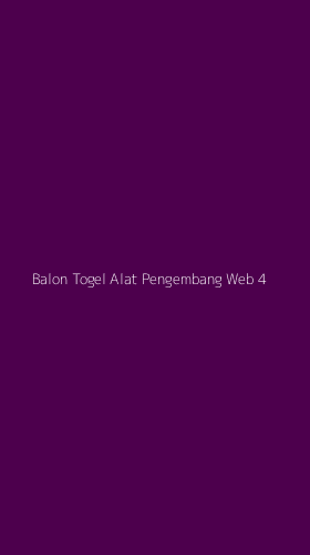 Tampilan Antarmuka Aplikasi Balon Togel Alat Pengembang Web - 4