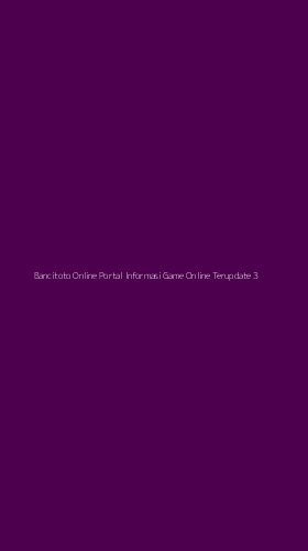 Tampilan Antarmuka Aplikasi Bancitoto Online Portal Informasi Game Online Terupdate - 3