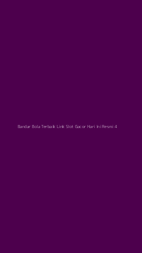 Tampilan Antarmuka Aplikasi Bandar Bola Terbaik Link Slot Gacor Hari Ini Resmi - 4