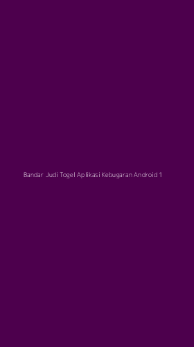 Tampilan Antarmuka Aplikasi Bandar Judi Togel Aplikasi Kebugaran Android - 1