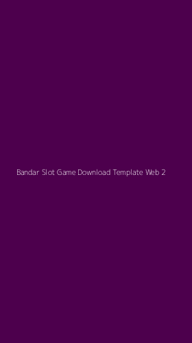 Tampilan Antarmuka Aplikasi Bandar Slot Game Download Template Web - 2