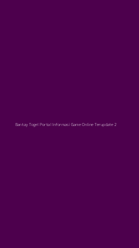 Tampilan Antarmuka Aplikasi Bantay Togel Portal Informasi Game Online Terupdate - 2