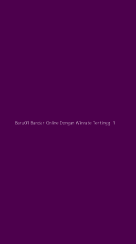 Tampilan Antarmuka Aplikasi Baru01 Bandar Online Dengan Winrate Tertinggi - 1