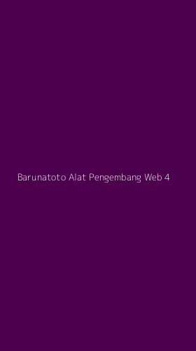 Tampilan Antarmuka Aplikasi Barunatoto Alat Pengembang Web - 4