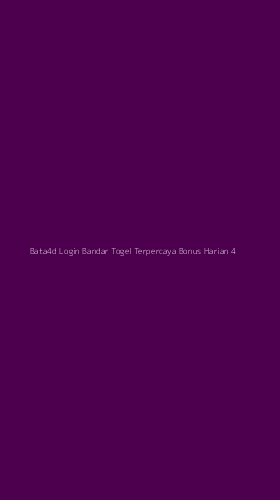 Tampilan Antarmuka Aplikasi Bata4d Login Bandar Togel Terpercaya Bonus Harian - 4