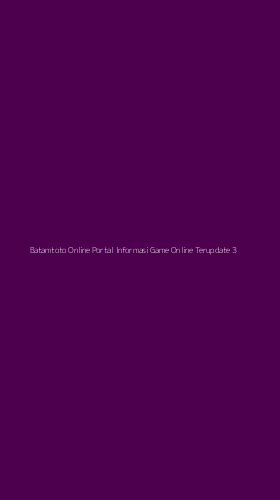 Tampilan Antarmuka Aplikasi Batamtoto Online Portal Informasi Game Online Terupdate - 3